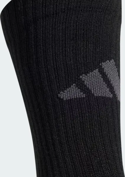 Носки Adidas ESSENTIALS CLIMACOOL CREW 3P черные (3 пары) JC6455