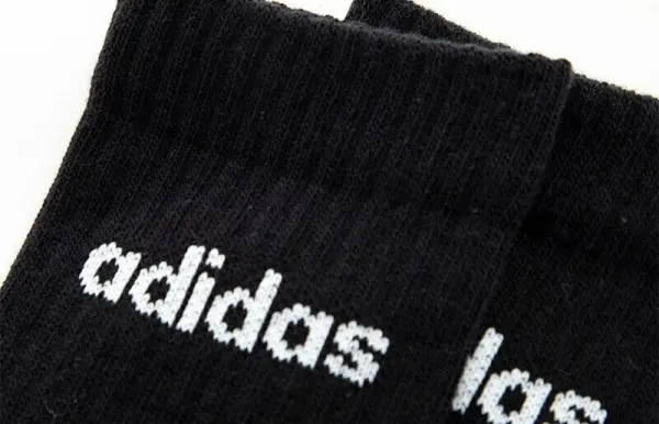 Шкарпетки Adidas LINEAR CREW CUSHIONED 3P чорні (3 пари) IC1301