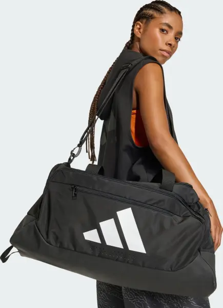 Сумка спортивна Adidas TRAINING DEFENDER DUFFLE BAG MEDIUM 60,6L чорна JZ0607