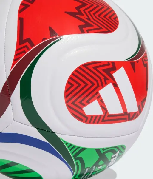 Футбольный мяч Adidas FIFA WORLD CUP 26 TRIONDA TRAINING бело-красно-зелено-синий Размер 4 JD8032