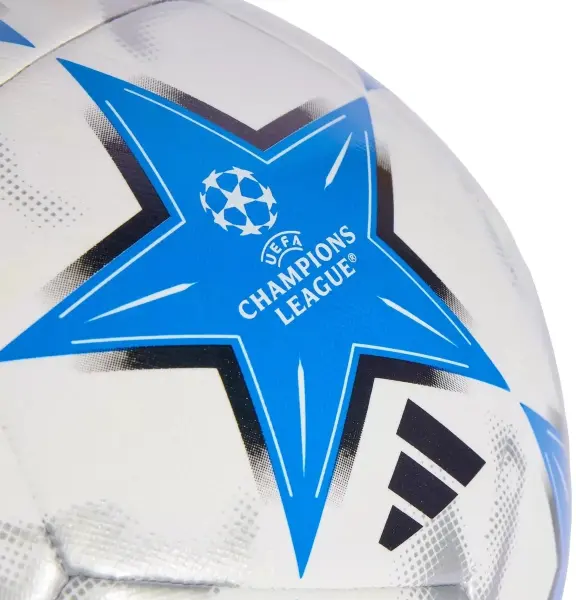 Футбольный мяч Adidas UCL TRAINING бело-серо-синий Размер 5 KE9759