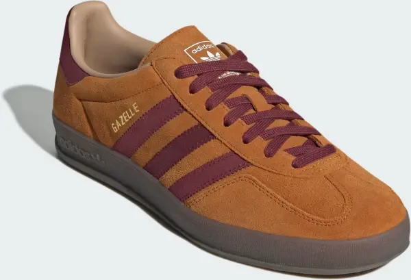 Кеди Adidas GAZELLE INDOOR коричнево-бордові JH5411
