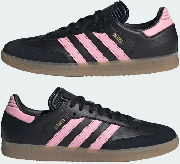 Кеды Adidas SAMBA INTER MIAMI черно-светло-розовые IH8157