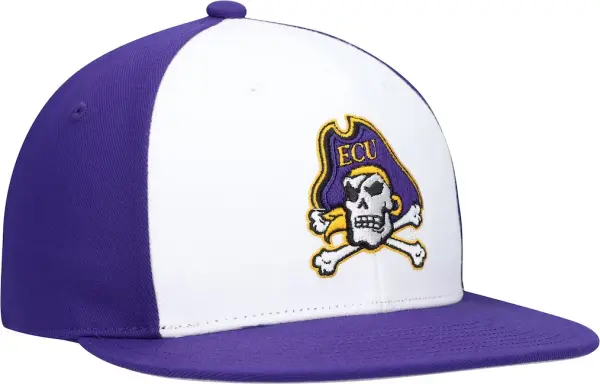 Кепка Adidas EAST CAROLINA PIRATES FITTED WOOL фіолетово-біла GN9735