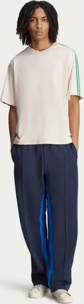 Футболка Adidas X WALES BONNER бежево-зелена JM8204