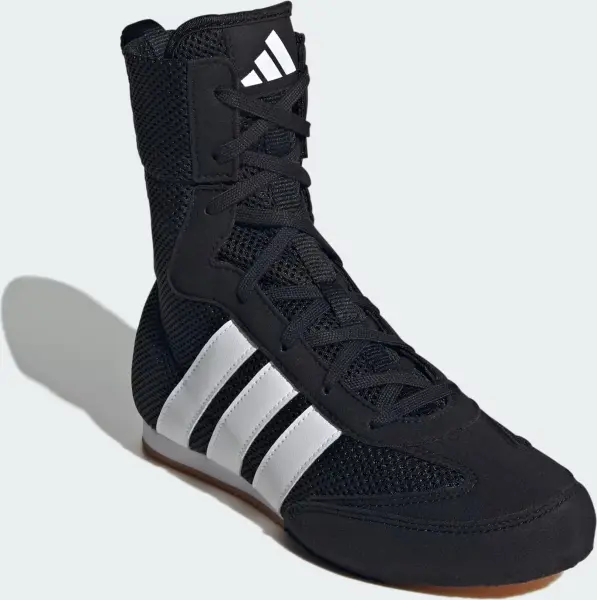 Борцовки детские Adidas BOX HOG CLASSIC черно-белые JS2082