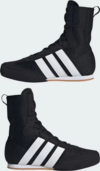 Борцовки детские Adidas BOX HOG CLASSIC черно-белые JS2082