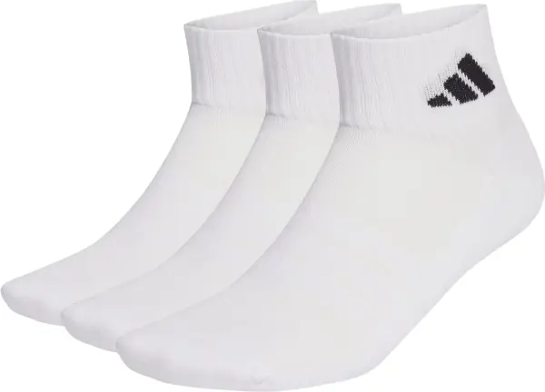Носки Adidas CUSHIONED SPORTSWEAR ANKLE SOCKS 3P белые (3 пары) JZ0523