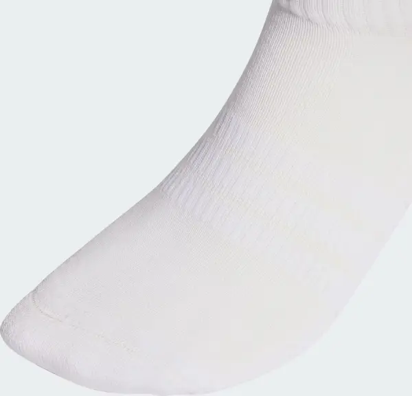 Носки Adidas CUSHIONED SPORTSWEAR ANKLE SOCKS 3P белые (3 пары) JZ0523