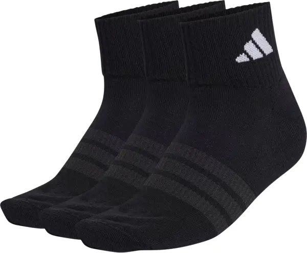 Шкарпетки Adidas CUSHIONED SPORTSWEAR ANKLE SOCKS 3P чорні (3 пари) KC9633