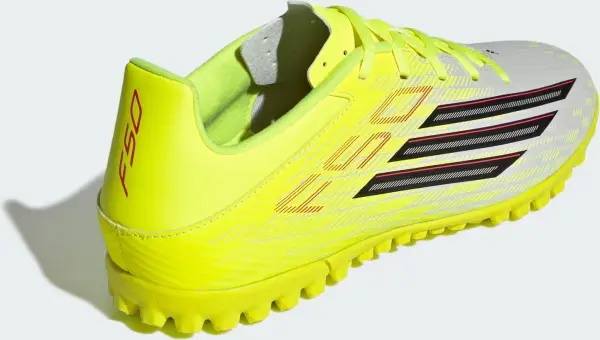 Сороконожки (шиповки) Adidas F50 CLUB TF желто-бело-черные JR9051