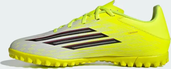 Сороконожки (шиповки) Adidas F50 CLUB TF желто-бело-черные JR9051
