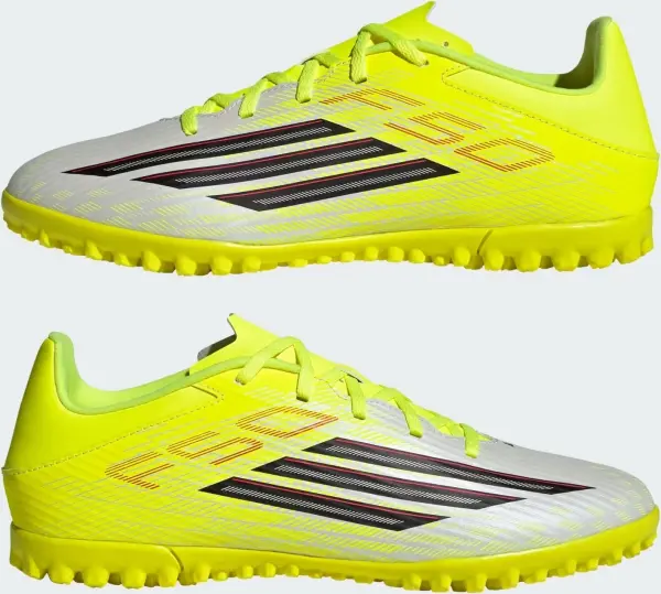 Сороконожки (шиповки) Adidas F50 CLUB TF желто-бело-черные JR9051