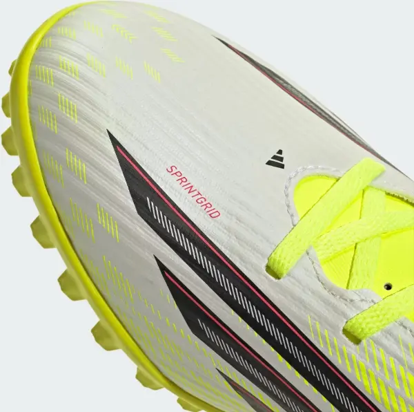 Сороконожки (шиповки) Adidas F50 CLUB TF желто-бело-черные JR9051