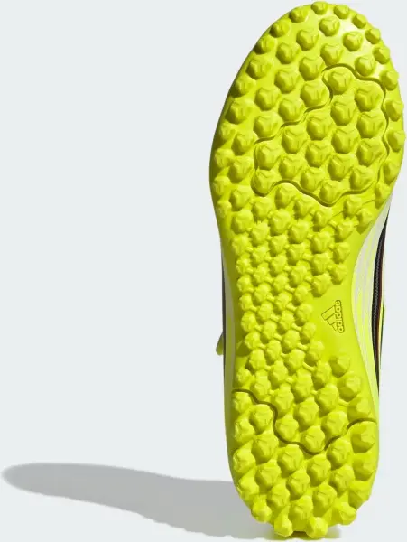 Сороконожки (шиповки) детские Adidas F50 CLUB H&L TF желто-бело-черные JS1484
