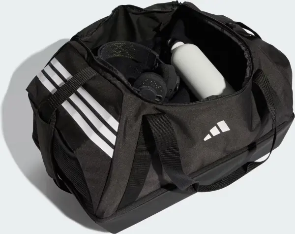 Сумка спортивная Adidas TIRO DUFFLE BAG MEDIUM WITH BOTTOM COMPARTMENT 51,57L черная JY7943