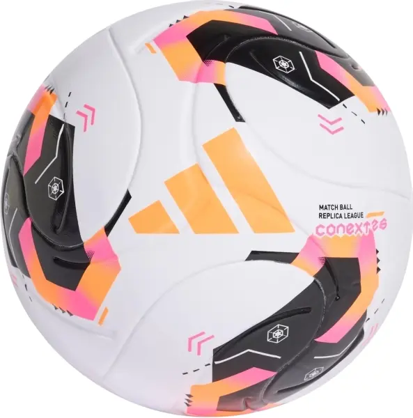 Футбольний м'яч Adidas CONEXT26 LEAGUE біло-жовто-рожевий Розмір 4 KE5865