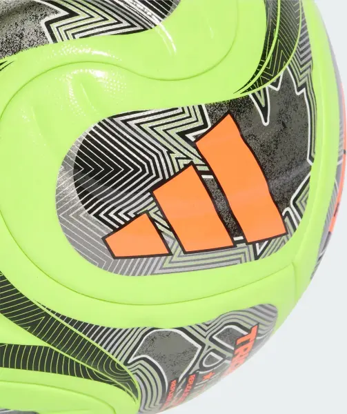 Футбольный мяч Adidas FIFA WORLD CUP 26 TRIONDA COMPETITION WINTER лаймово-оранжево-серебряный Размер 4 JV6223