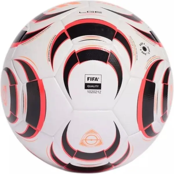 Футбольний м'яч Adidas TIRO LEAGUE біло-чорно-кораловий Розмір 4 KA5263