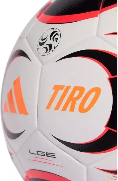 Футбольний м'яч Adidas TIRO LEAGUE біло-чорно-кораловий Розмір 4 KA5263