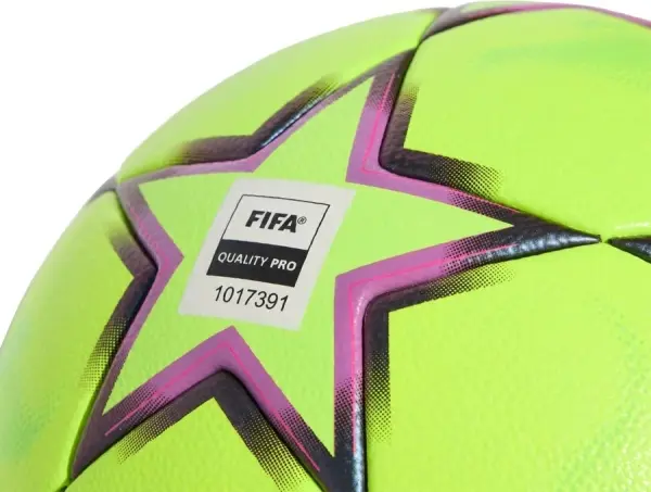 Футбольний м'яч Adidas UEFA CHAMPIONS LEAGUE COMPETITION WINTER лаймово-фіолетовий Розмір 5 KU9575