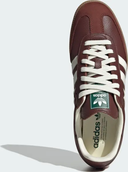 Кеди Adidas SAMBA OG коричнево-білі JR0892