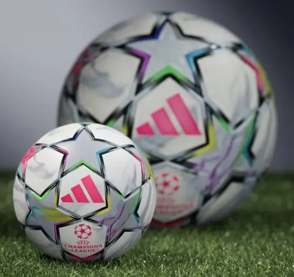 Сувенірний футбольний м'яч Adidas UEFA CHAMPIONS LEAGUE 26/27 MINI білий Розмір 1 KE9770