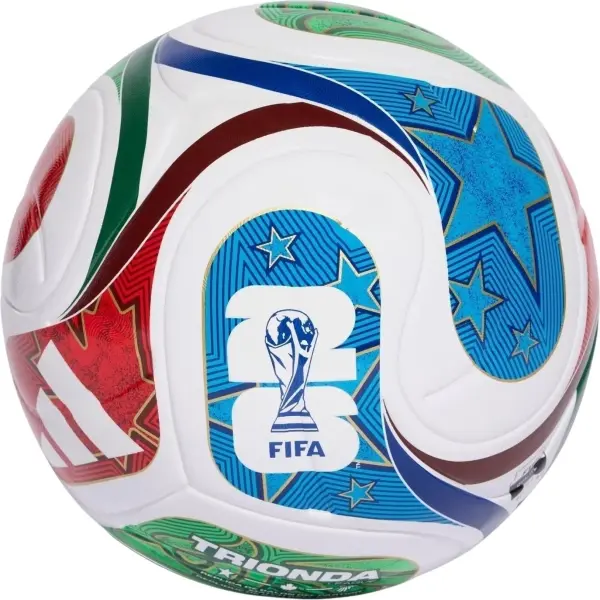 Футбольний м'яч Adidas FIFA WORLD CUP 26 TRIONDA LEAGUE біло-червоно-зелено-синій Розмір 4 JD8030
