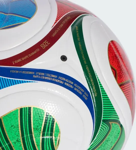 Футбольний м'яч Adidas FIFA WORLD CUP 26 TRIONDA LEAGUE JUNIOR 290G біло-червоно-зелено-синій Розмір 4 JD8168