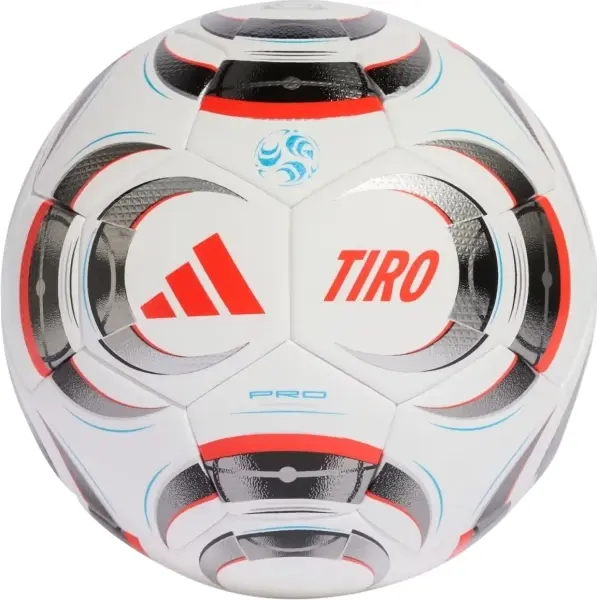 Футбольний м'яч Adidas TIRO PRO біло-червоний Розмір 5 JW1533
