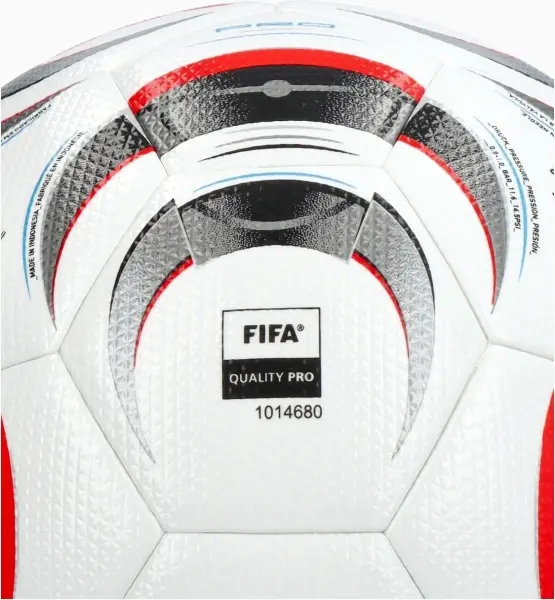 Футбольний м'яч Adidas TIRO PRO біло-червоний Розмір 5 JW1533