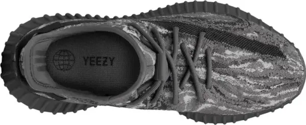 Кроссовки Adidas YEEZY BOOST 350 V2 темно-серо-черные ID4811