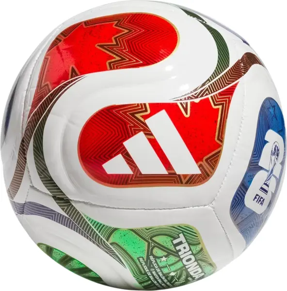 Сувенірний футбольний м'яч Adidas FIFA WORLD CUP 26 TRIONDA MINI+ біло-червоно-зелено-синій Розмір 1,5 JD8049