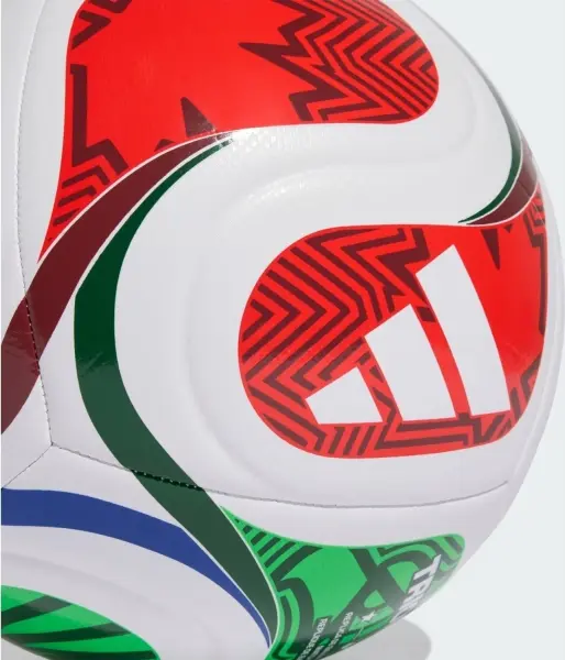 Футбольний м'яч Adidas FIFA WORLD CUP 26 TRIONDA TRAINING біло-червоно-зелено-синій Розмір 3 JD8032