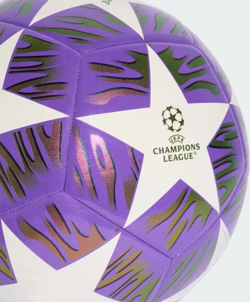 Футбольний м'яч Adidas UEFA CHAMPIONS LEAGUE FINAL TRAINING біло-фіолетово-бронзовий Розмір 5 JX9089