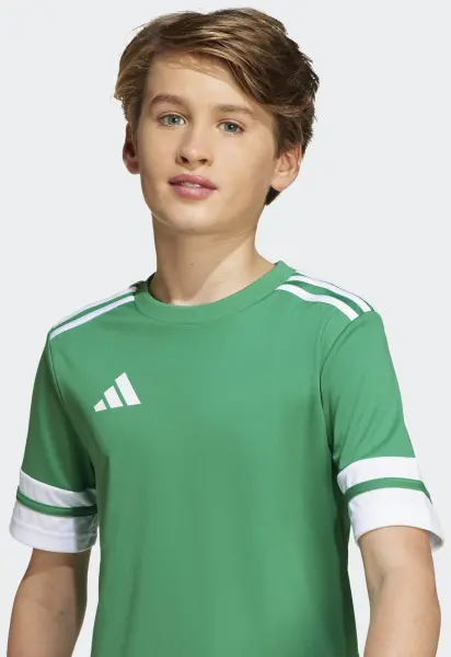 Футболка джерсі дитяча Adidas SQUADRA 25 JERSEY зелено-біла JN7486