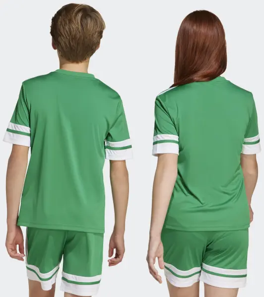 Футболка джерсі дитяча Adidas SQUADRA 25 JERSEY зелено-біла JN7486