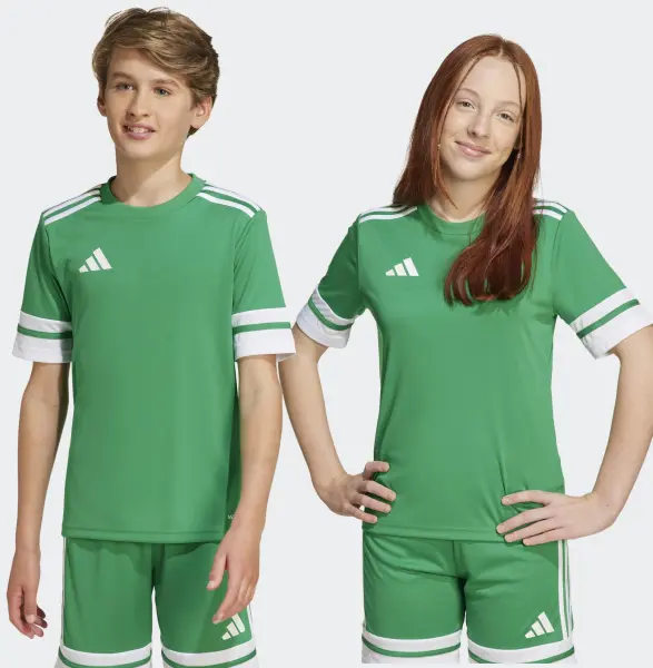 Футболка джерсі дитяча Adidas SQUADRA 25 JERSEY зелено-біла JN7486