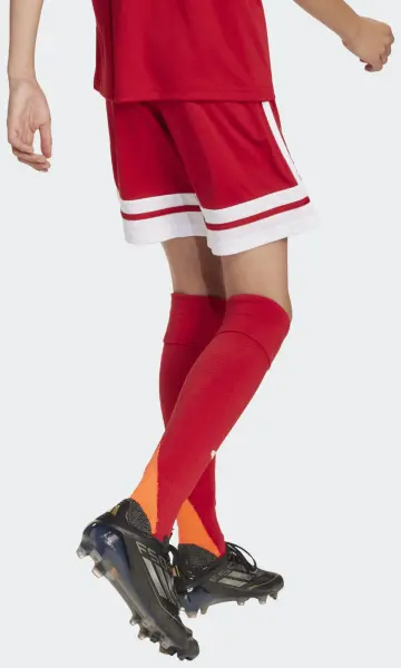 Шорти футбольні дитячі Adidas SQUADRA 25 SHORTS червоно-білі JJ2416