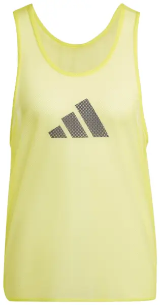Манишка футбольная Adidas TRAINING 24 BIB желтая JF3244