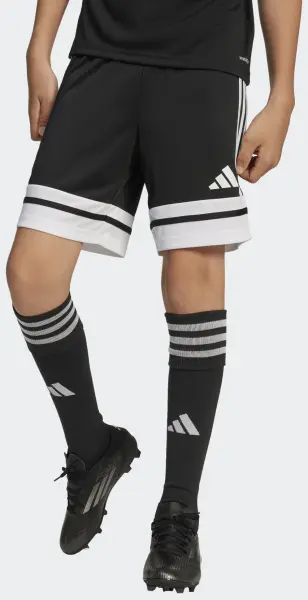 Шорти футбольні дитячі Adidas SQUADRA 25 SHORTS чорно-білі JJ2417