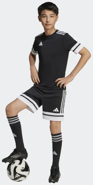 Шорти футбольні дитячі Adidas SQUADRA 25 SHORTS чорно-білі JJ2417