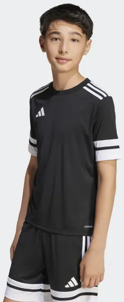 Футболка джерсі дитяча Adidas SQUADRA 25 JERSEY чорно-біла JJ0052