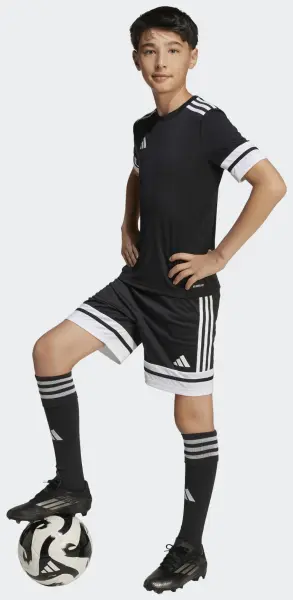Футболка джерсі дитяча Adidas SQUADRA 25 JERSEY чорно-біла JJ0052