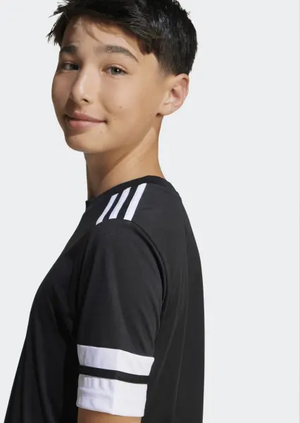 Футболка джерсі дитяча Adidas SQUADRA 25 JERSEY чорно-біла JJ0052