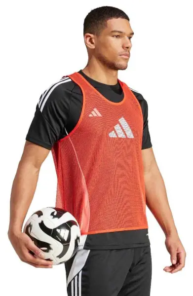 Манішка футбольна Adidas TRAINING 24 BIB червона JF3245