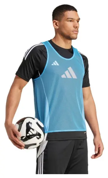 Манішка футбольна Adidas TRAINING 24 BIB блакитна JF3243
