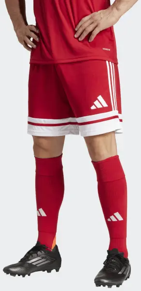 Шорти футбольні Adidas SQUADRA 25 SHORTS червоно-білі JE7745