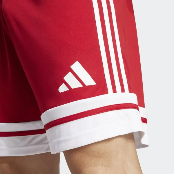 Шорти футбольні Adidas SQUADRA 25 SHORTS червоно-білі JE7745