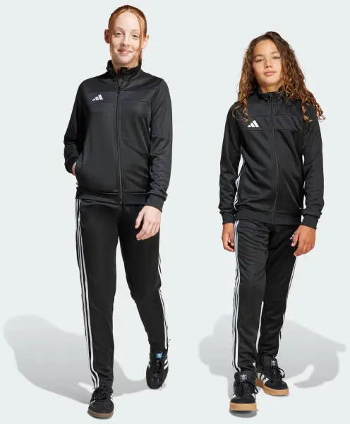 Спортивный костюм детский Adidas TIRO 25 ESSENTIALS TRACKSUIT черно-белый JD0625